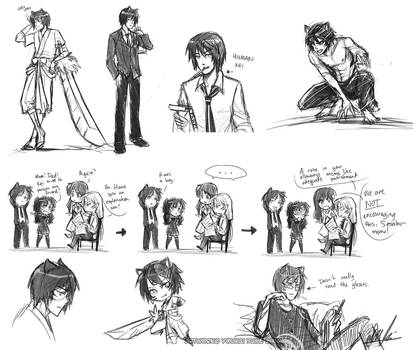 Kei Sketch Dump by YoukaiYume