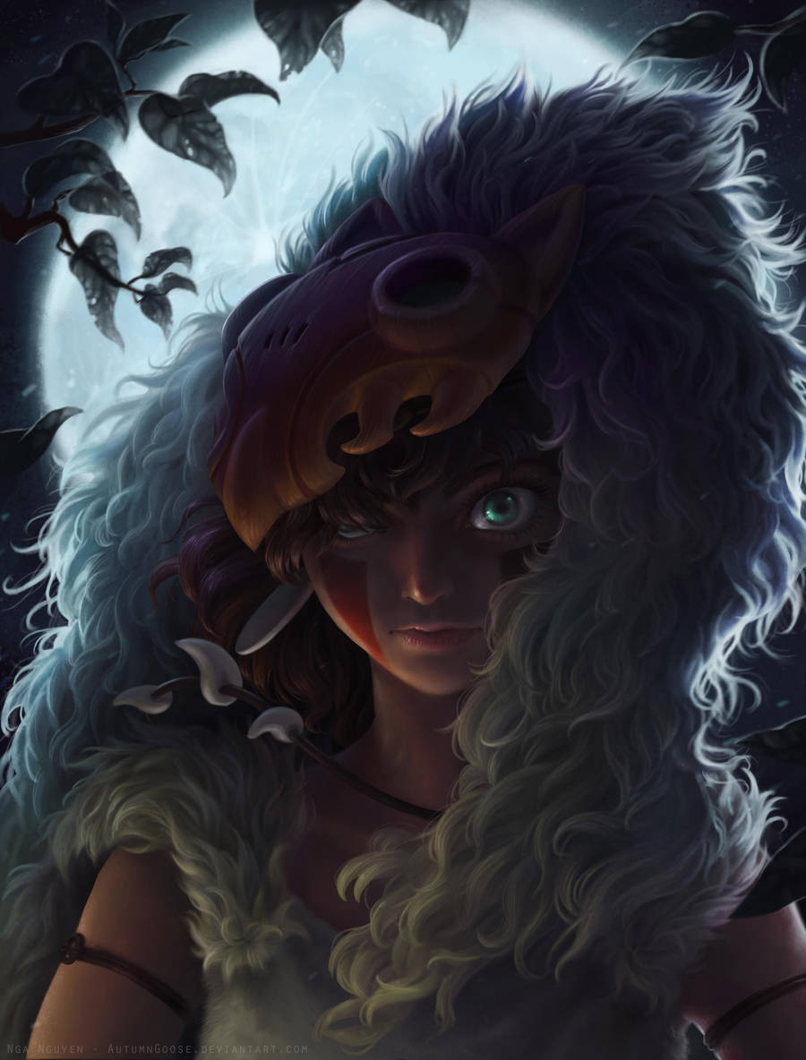eye of the night - mononoke fan art by AutumnGoose