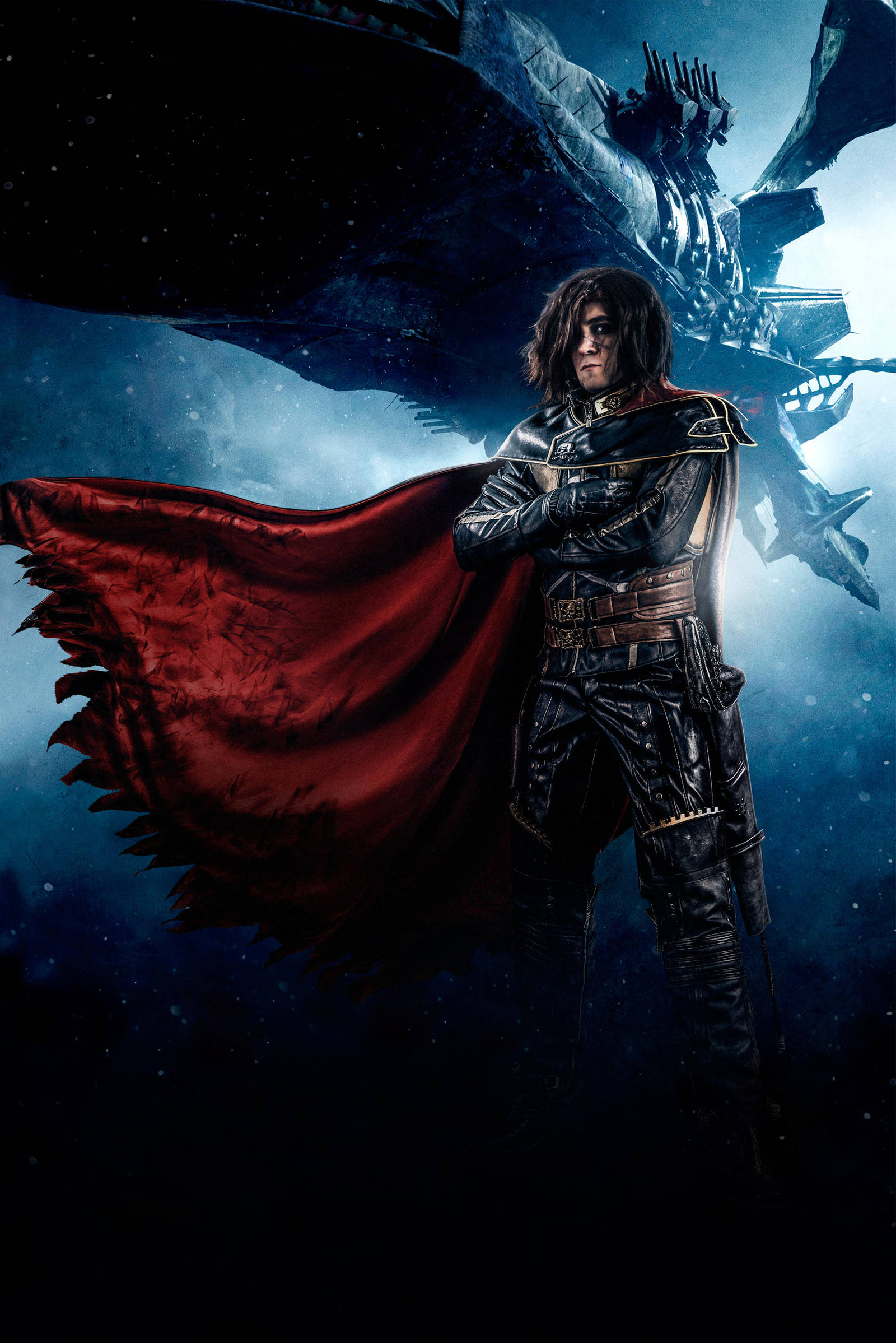 капитан харлок корабль. капитан харлок аркадия арт. космический пират харлок. капитан космических пиратов вархаммер. капитан харлок корабль.