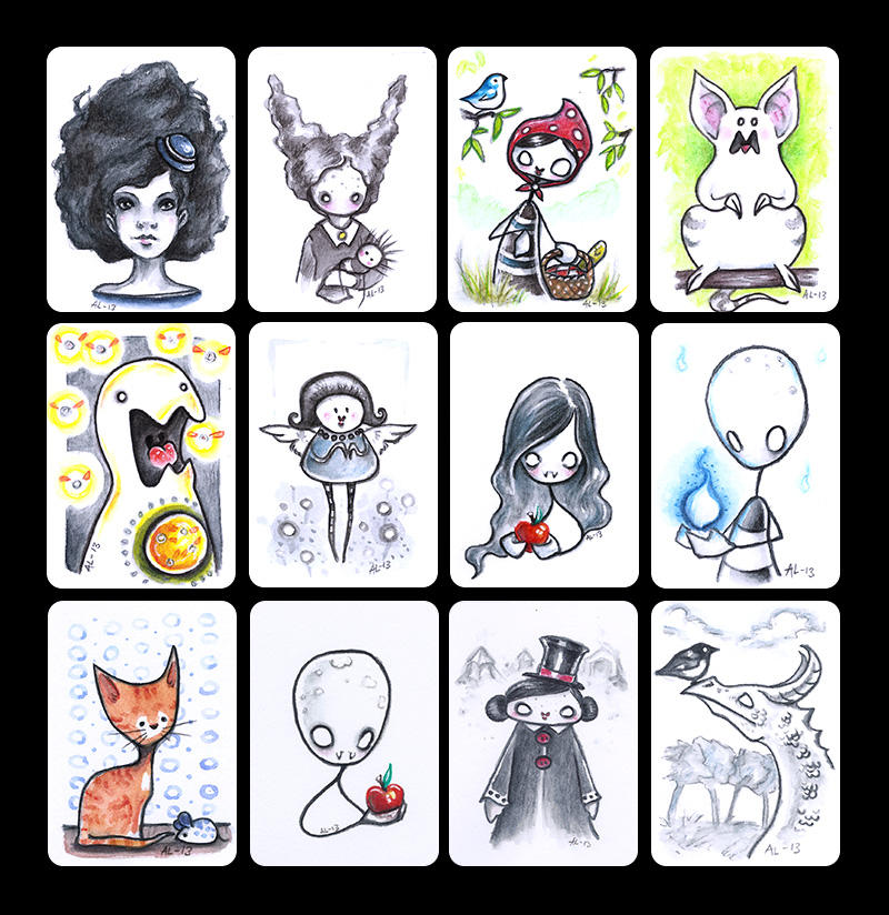 2013 - ACEO collection 1 by akinna