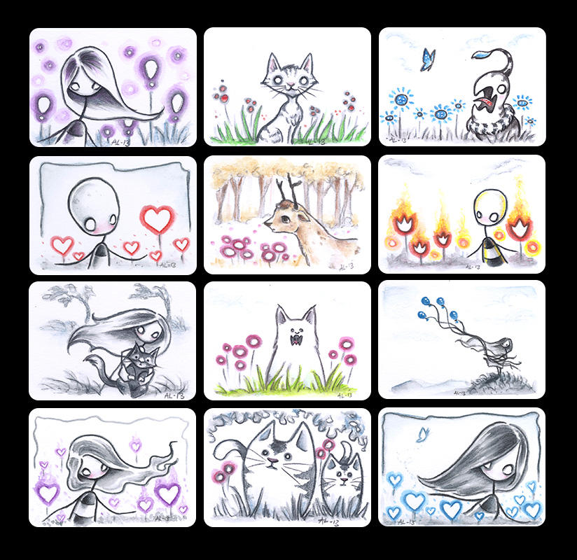 2013 - ACEO collection 3 by akinna