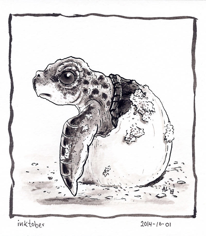 2014-Inktober#1 by akinna