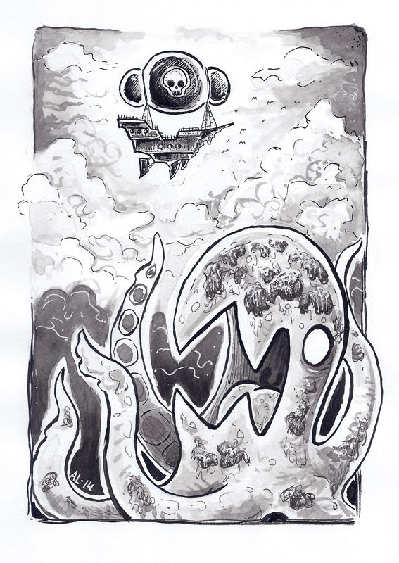 2014-Inktober#7 by akinna