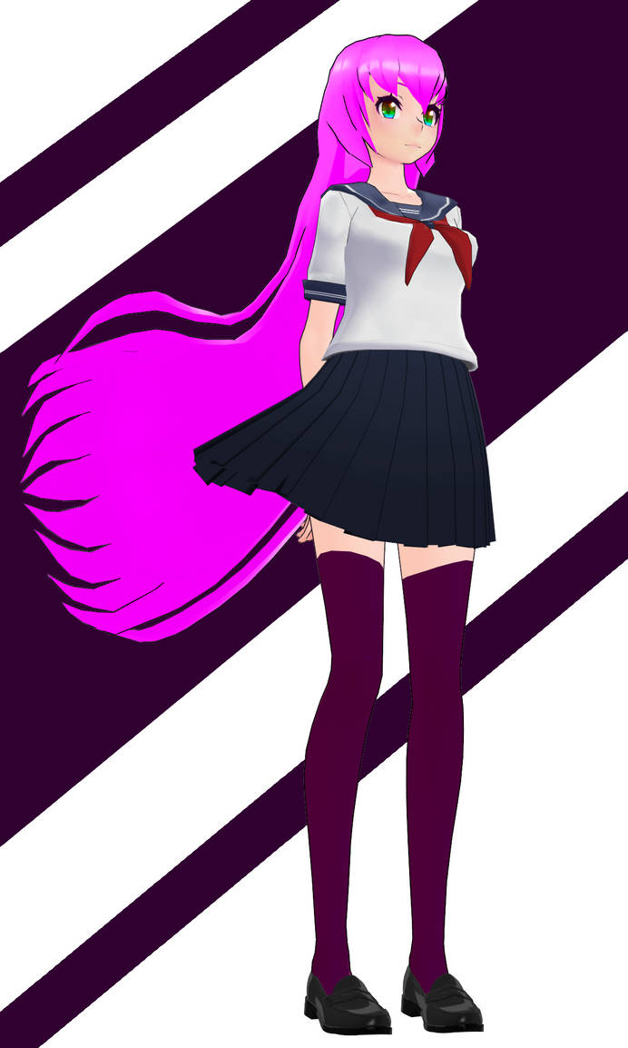 MMD Yandere Simulator Mai Waifu DL by nyehnyehnyehmeow on DeviantArt