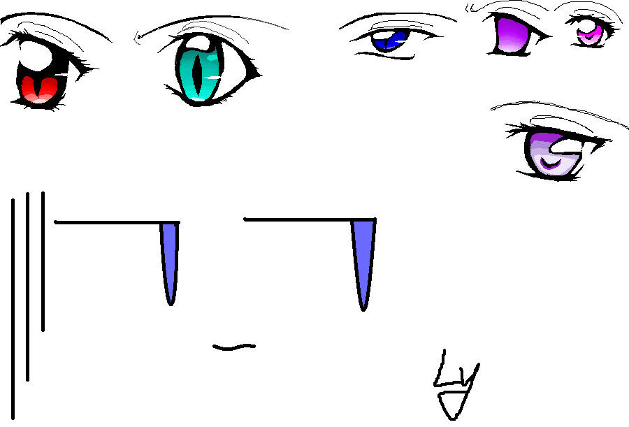 Anime Eyes By Lycoris Vampire On Deviantart