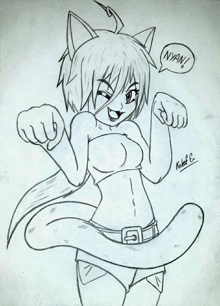 Sexy Cat Girl By Zenareon Sexy Cat Girl By Zenareon
