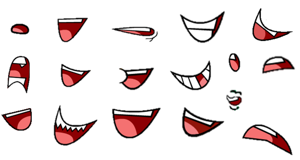 Mouth Asset Collection by Piggy-Ham-Bacon on DeviantArt