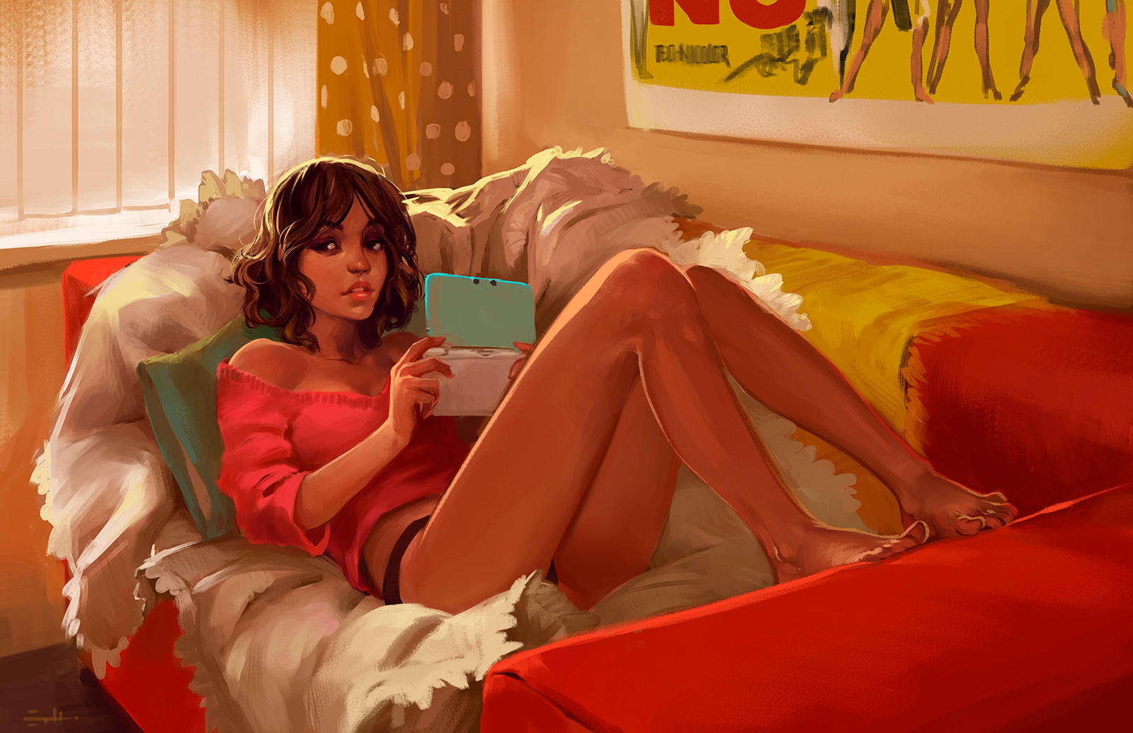 Couch by sketcheth