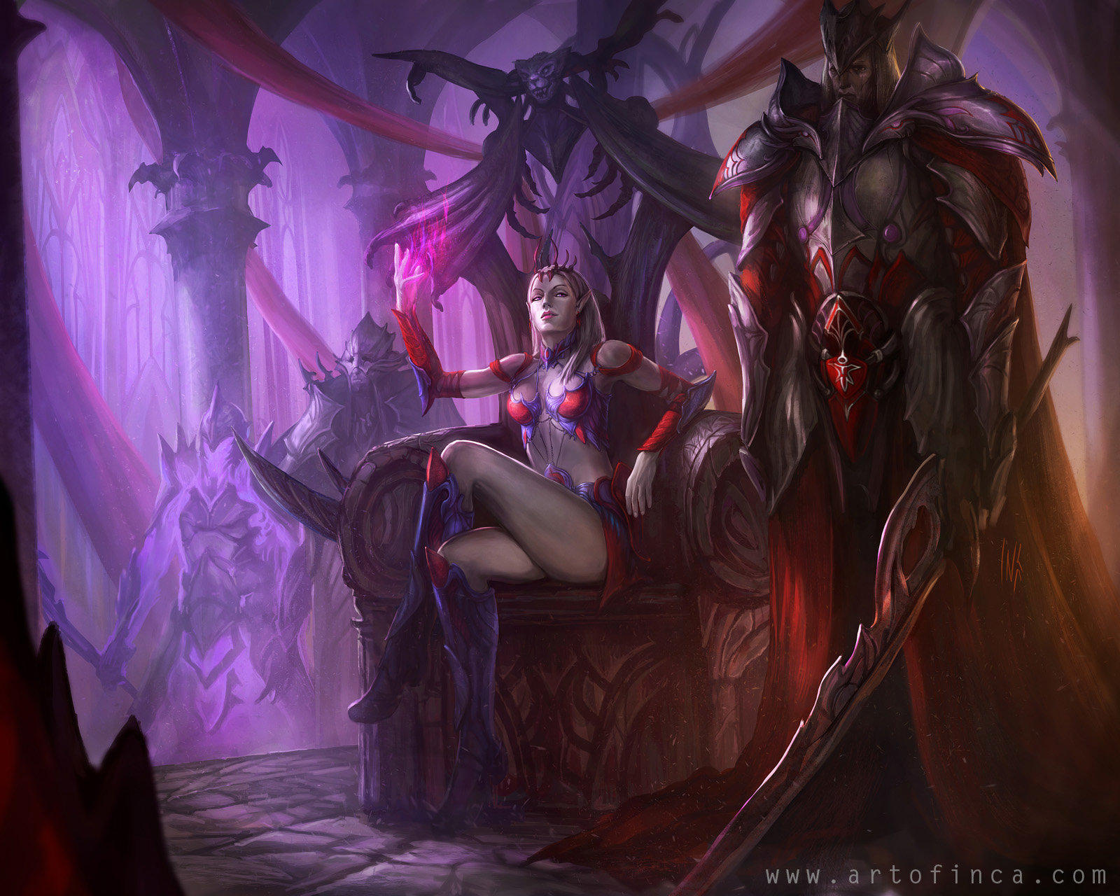 Darkelf Matriarch by Tsabo6