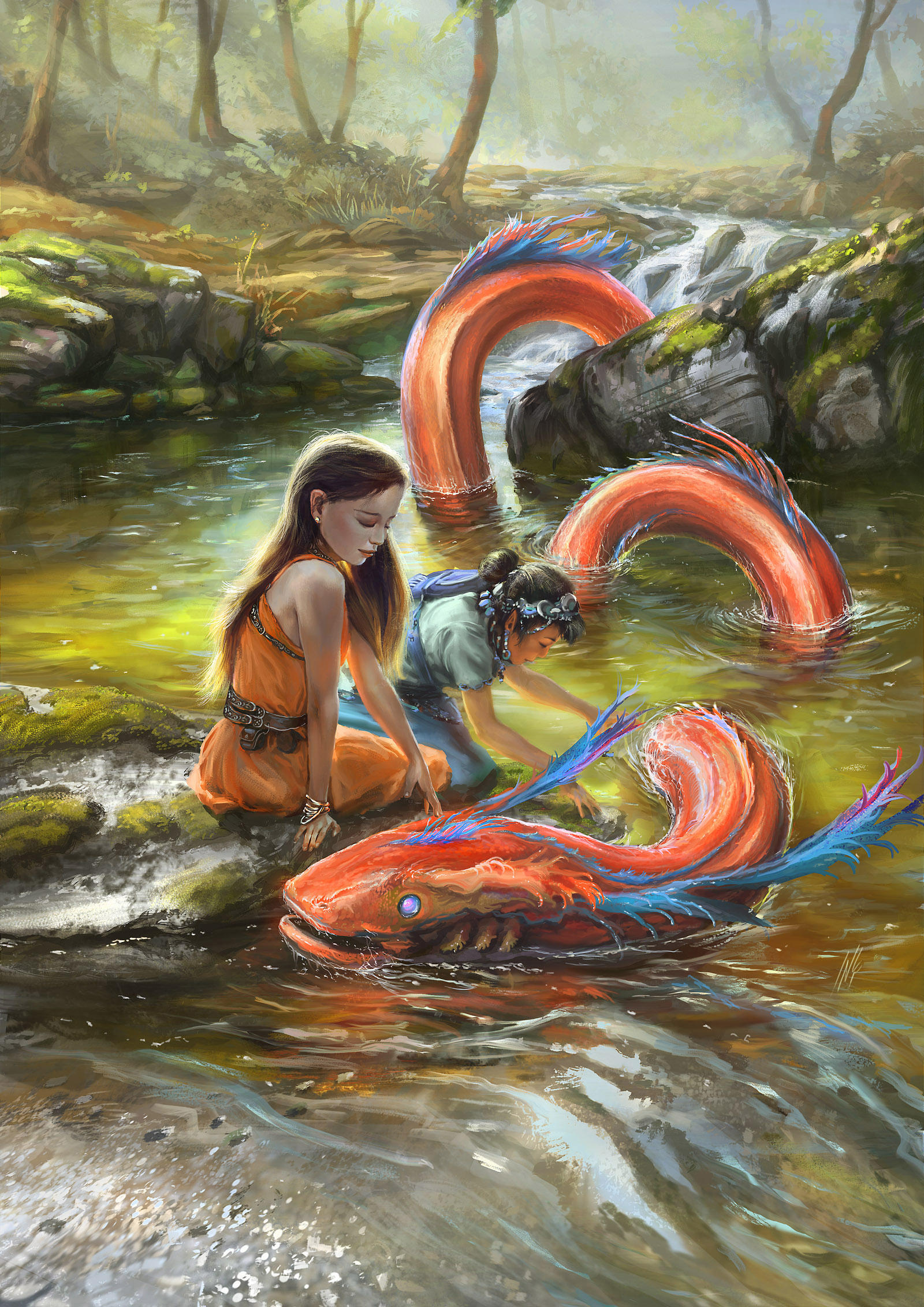 Slalssaari and the girls by Tsabo6