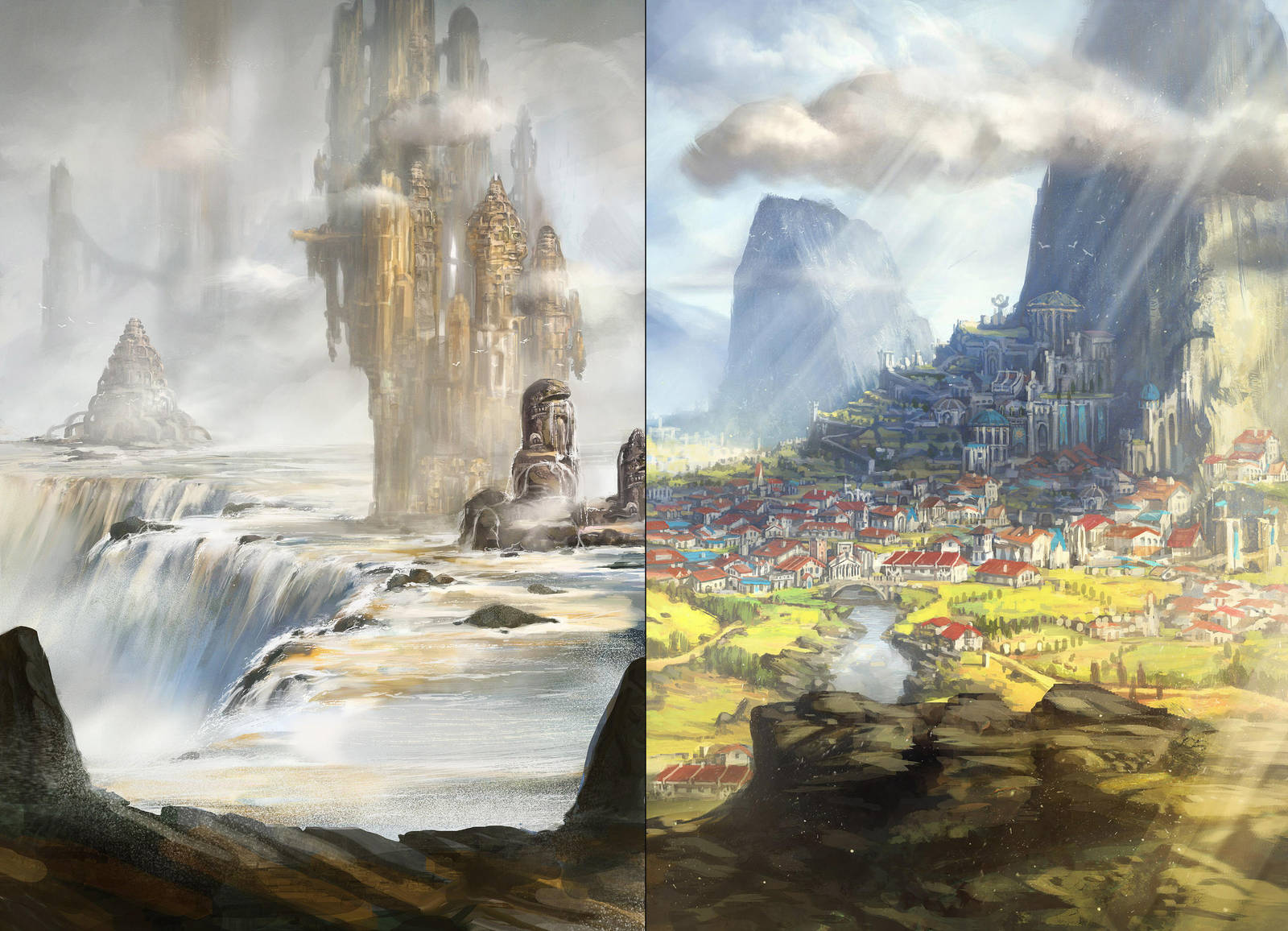 2 landscapes by Tsabo6