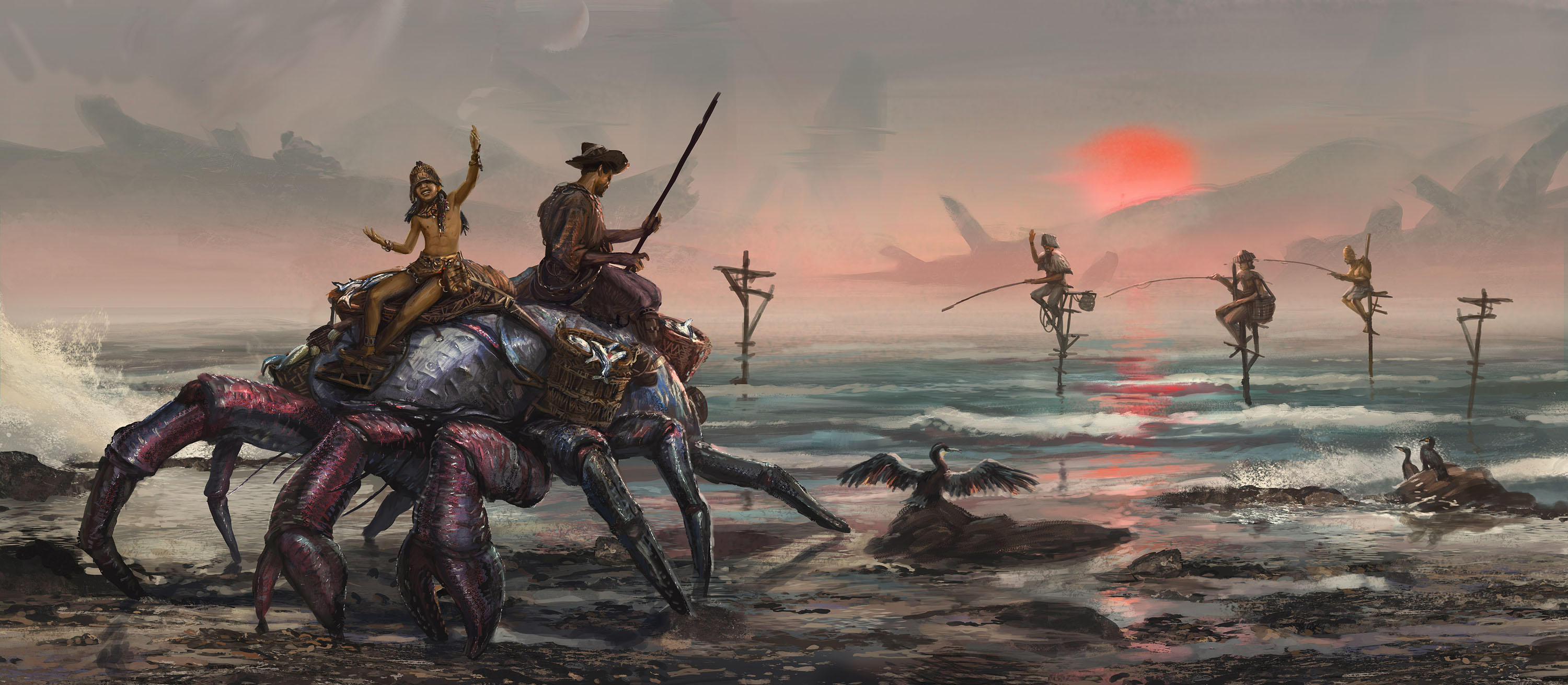 The old man, the boy and the sea by Tsabo6