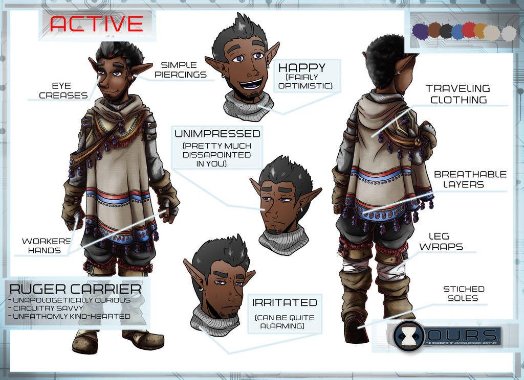Ruger Character Sheet by Detonya-KAN