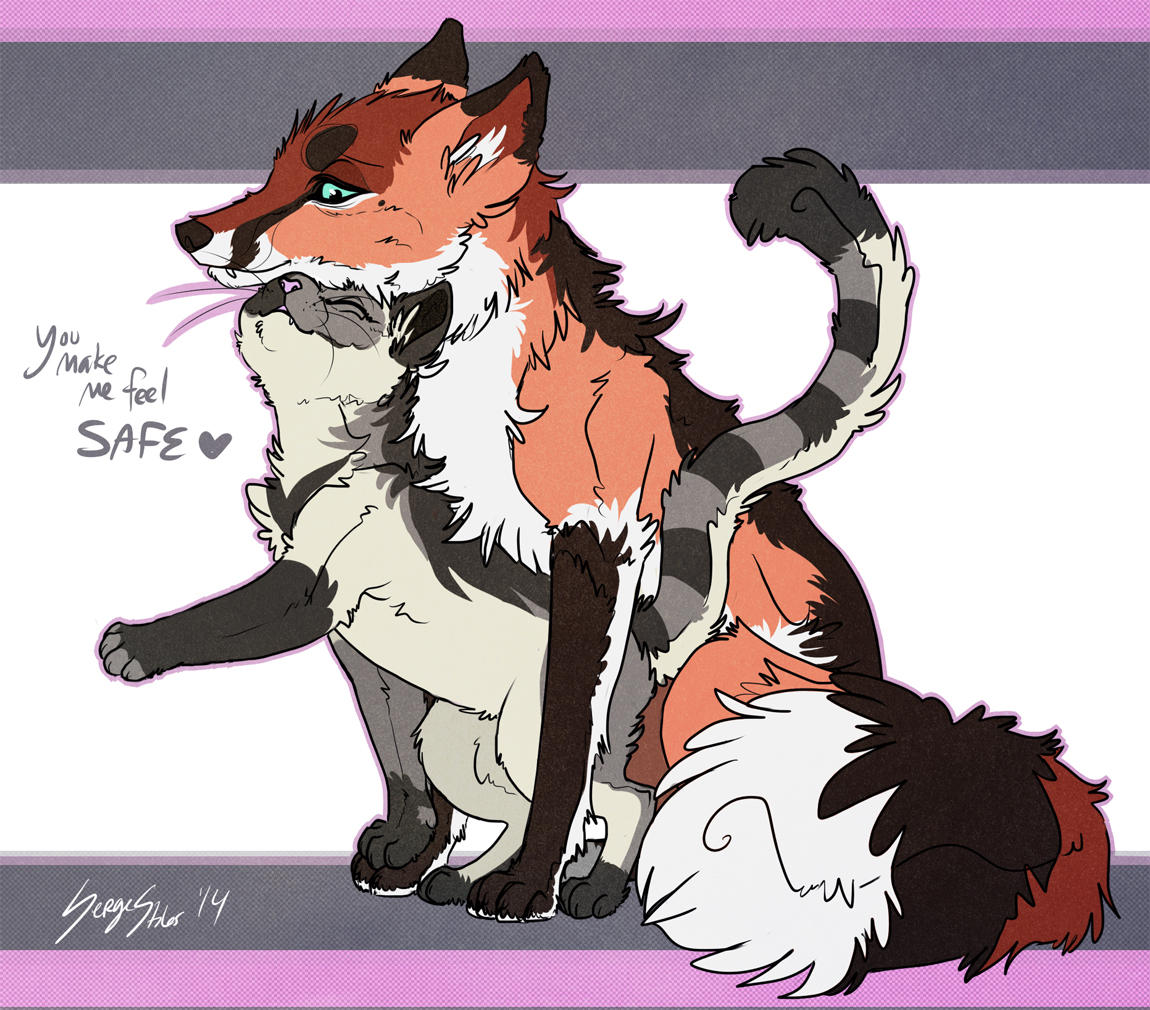 u make me feel safe by Serge-Stiles