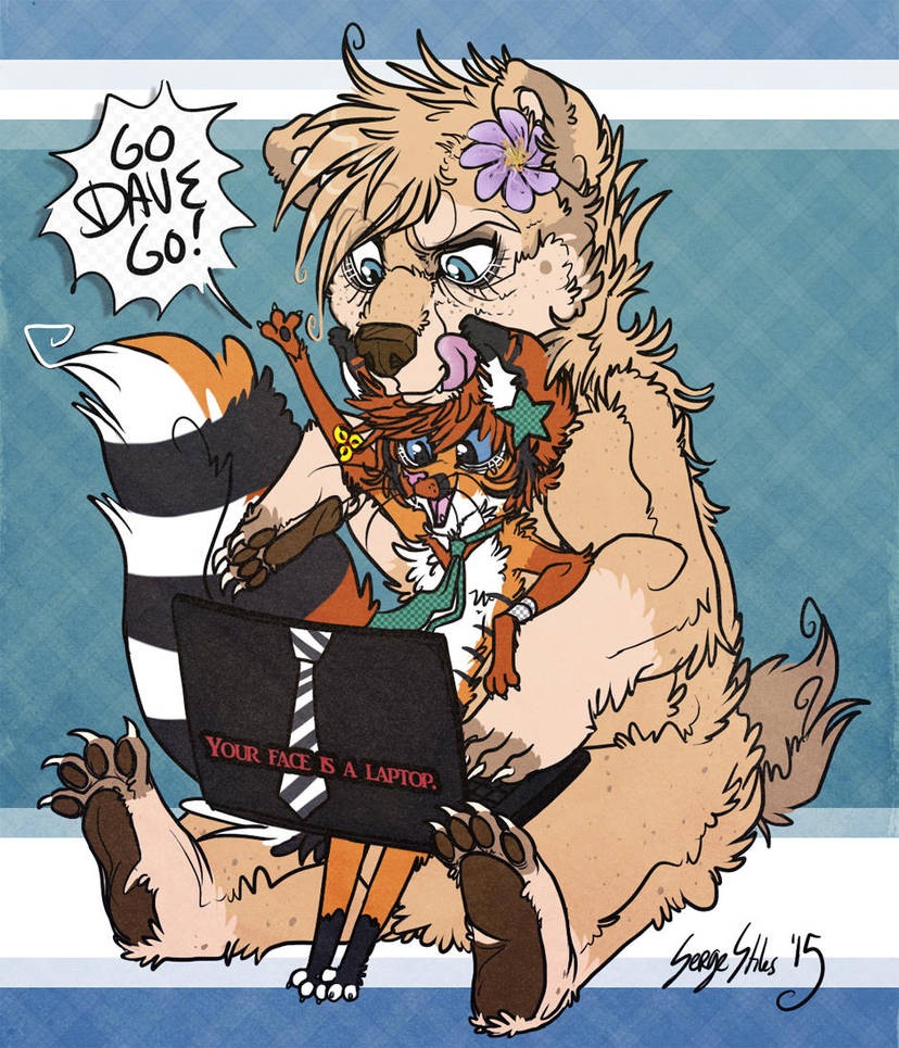 Dave's biggest fan (also Dave's littlest fan) by Serge-Stiles