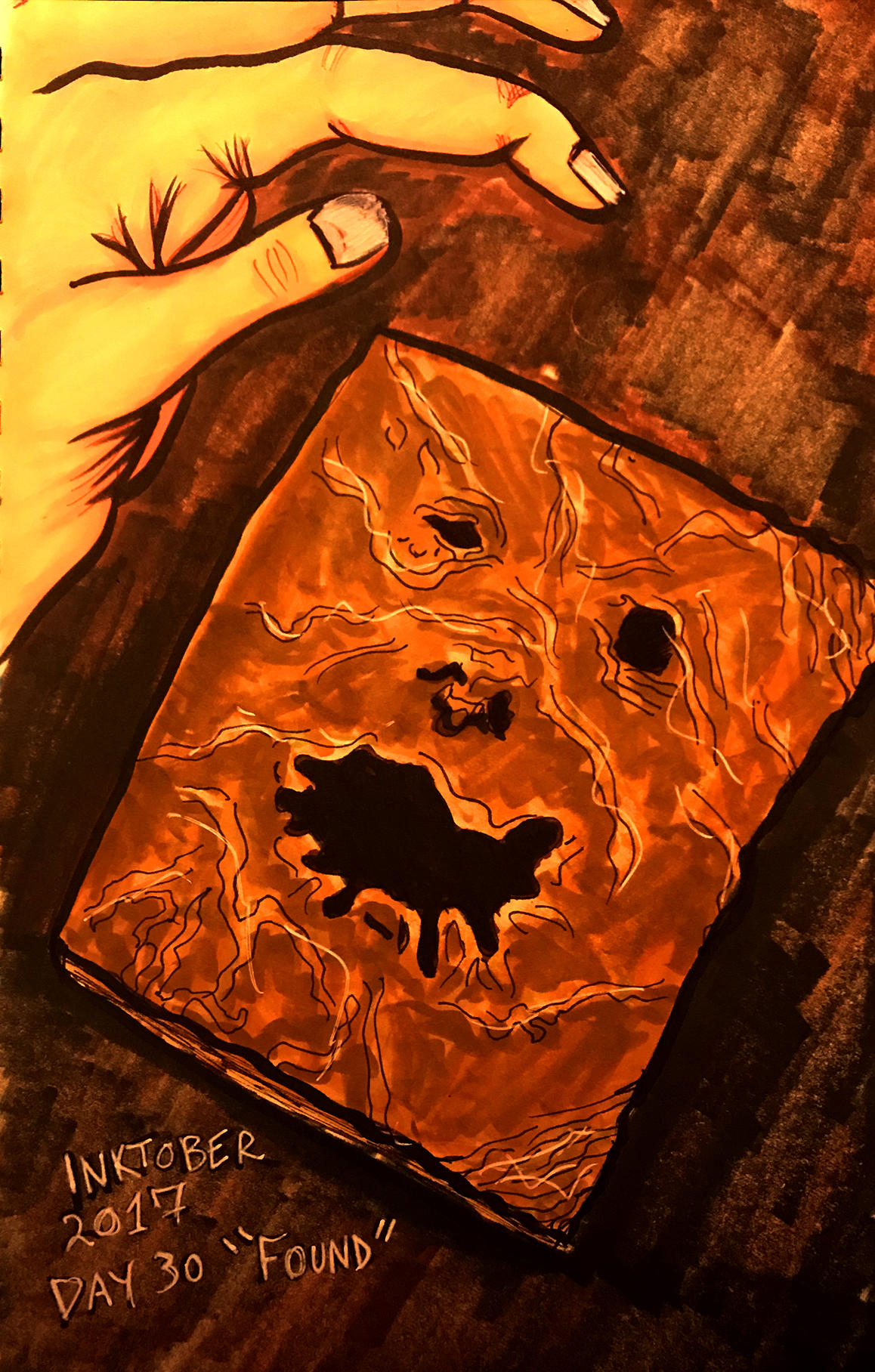 Inktober 2017 Day 30 'Found' by Valor1387