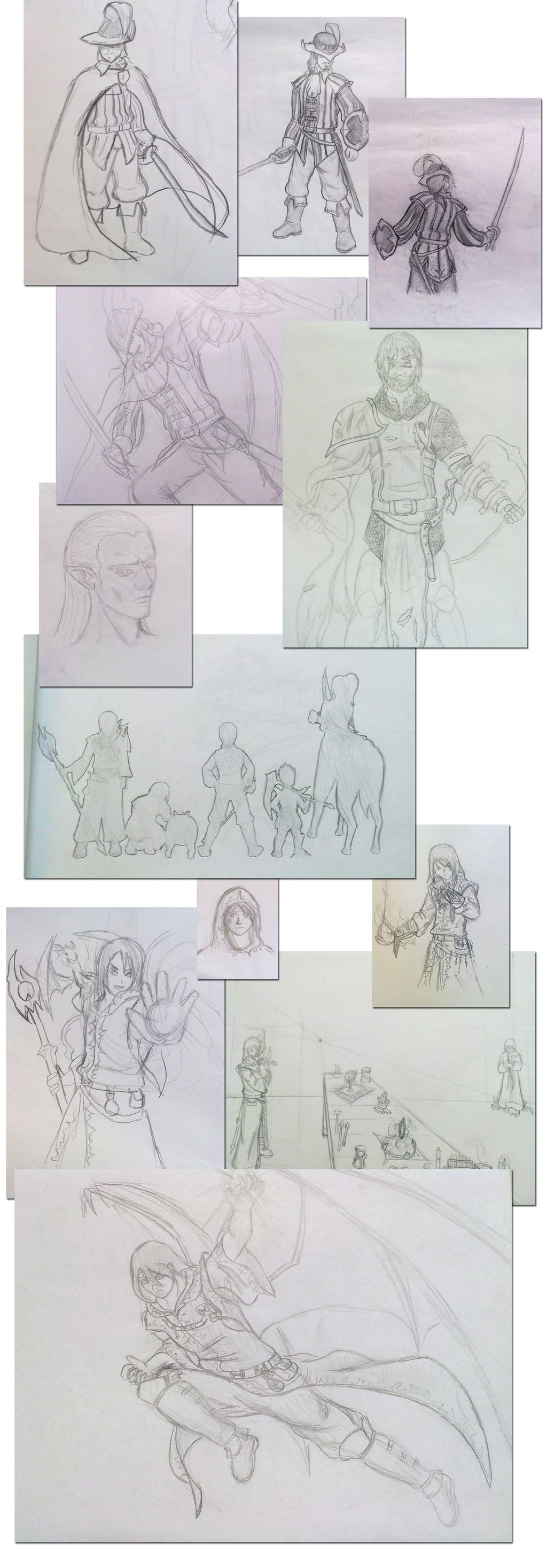 Recent doodles 2 by ReevScythe