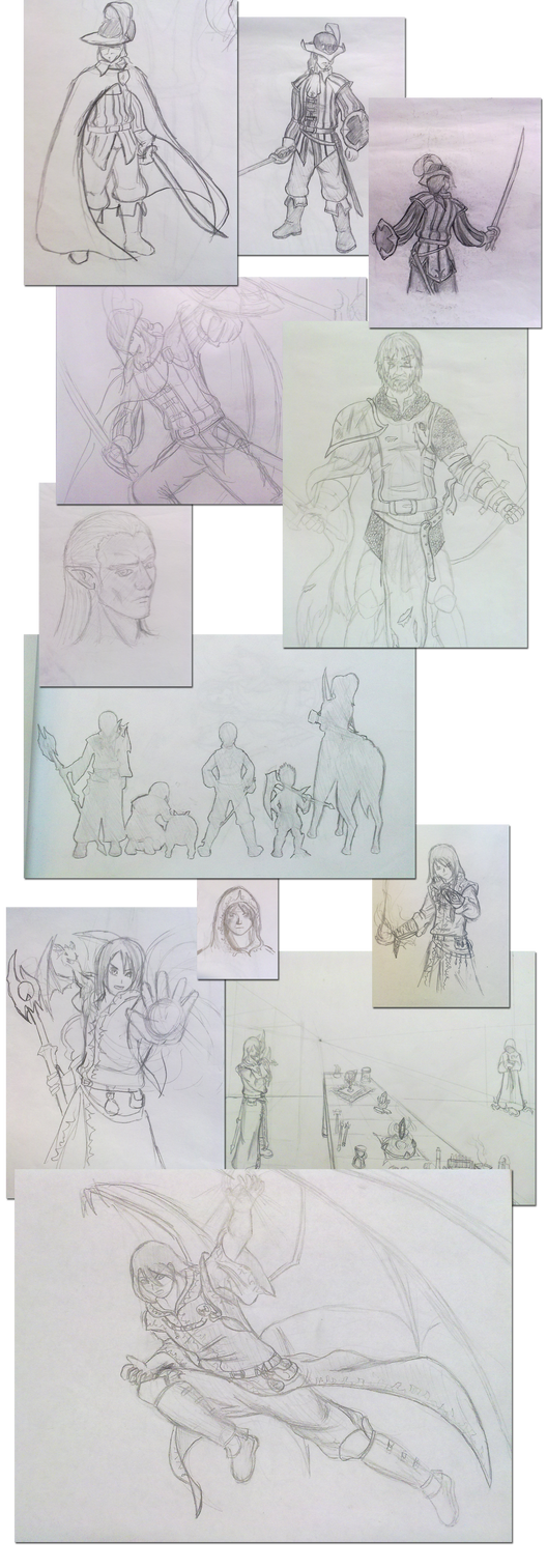 Recent doodles 2 by ReevScythe