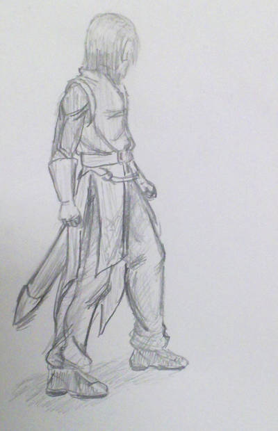 Recent doodle - Knight by ReevScythe
