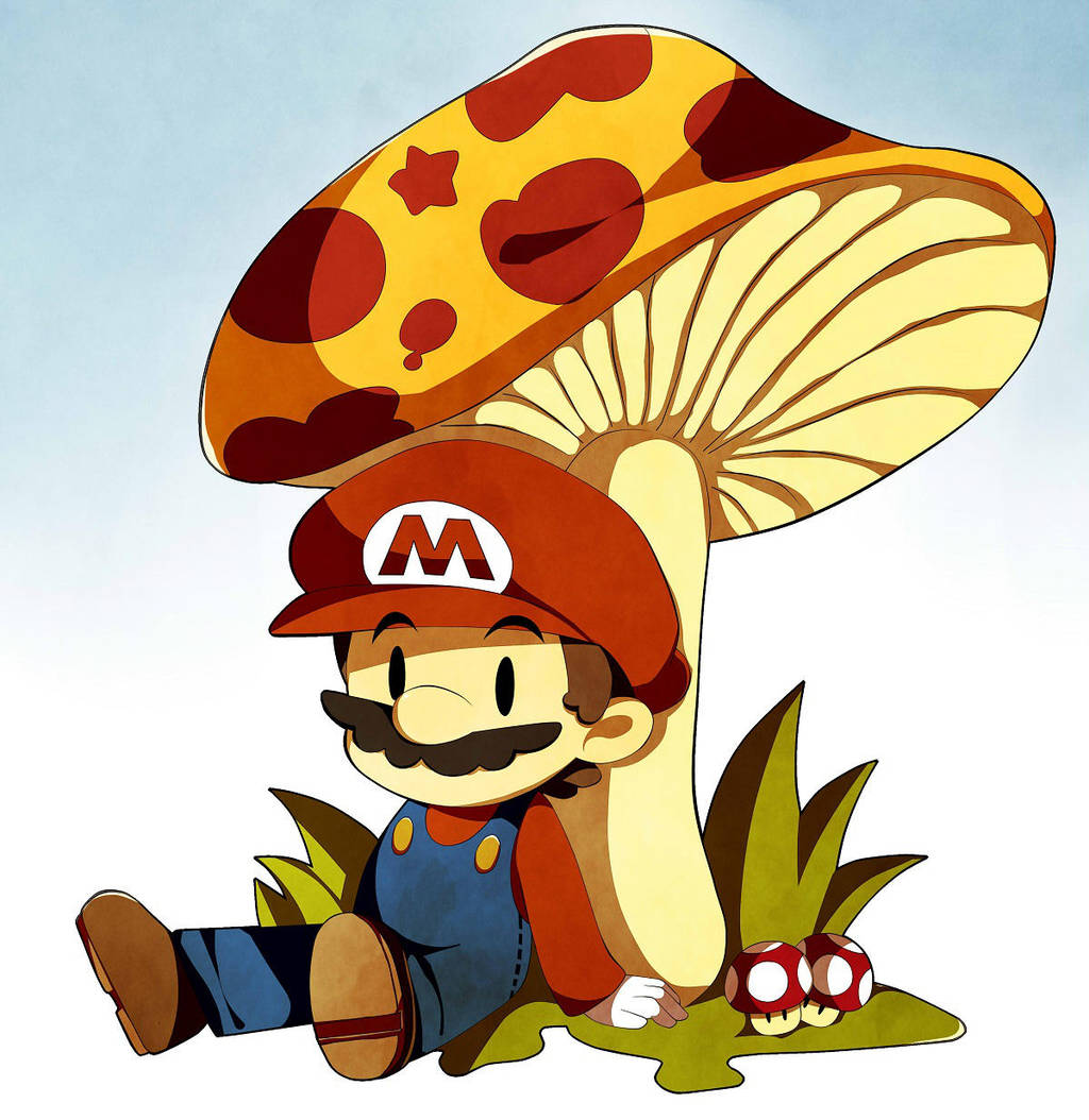 Mushroom Chibi Mario by Abr64 on DeviantArt