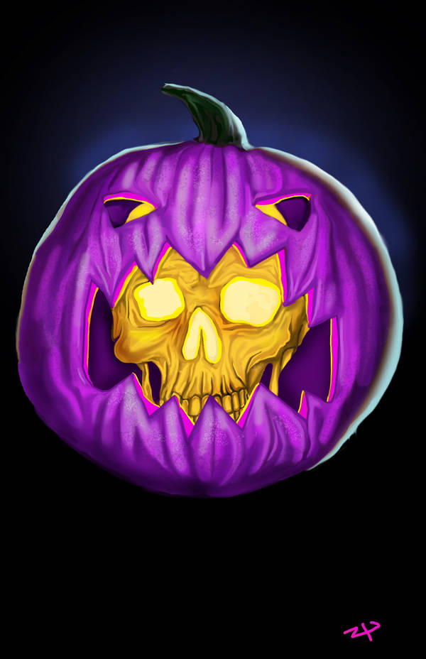 Purple Pumpkin People Eater by HeroforPain