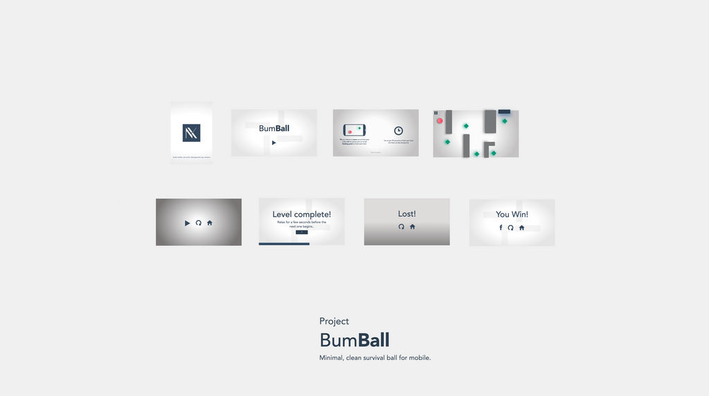 Bumball Preview: A minimal ball survival game by haze007