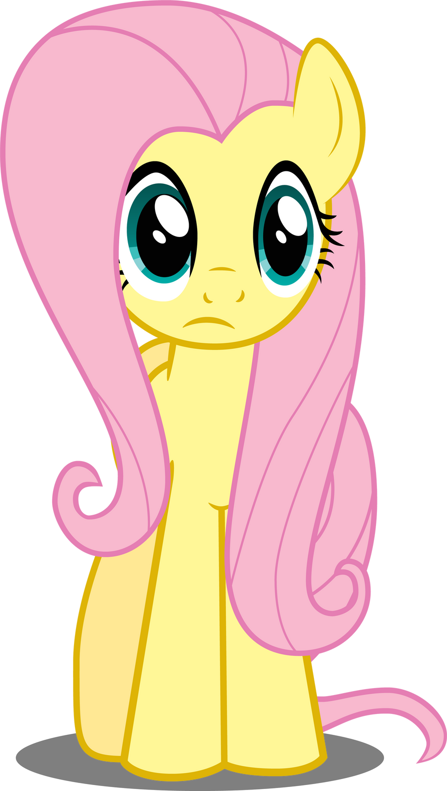 Fluttershy in perplexity by Felix-KoT