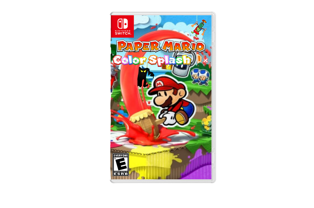 Paper Mario Color Splash DX Box Art By ColorfulDJ On DeviantArt