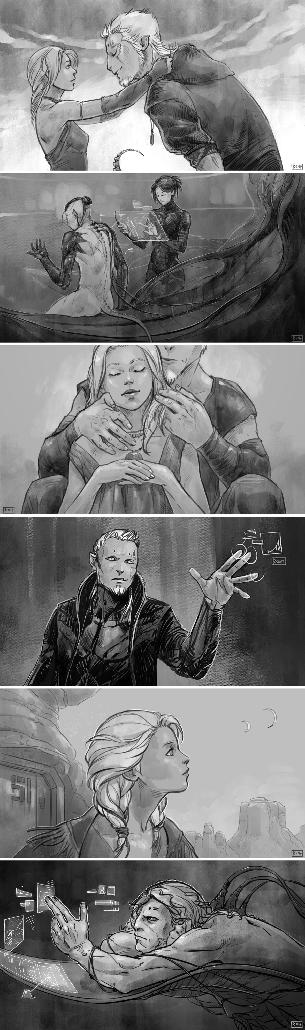 Nomads sketches #3 by skitalets