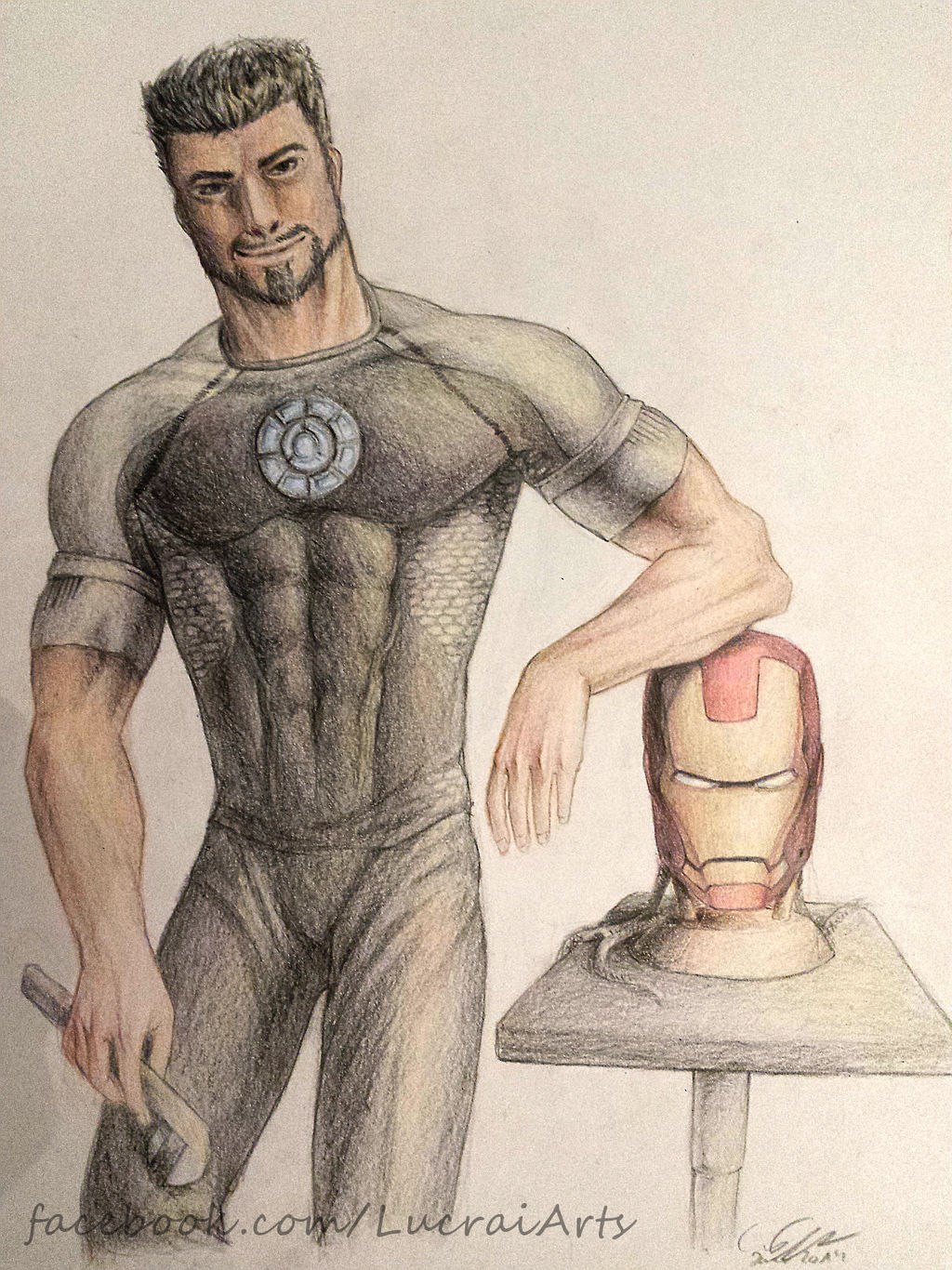 The great Tony Stark by Lucrai-Arts