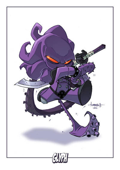 EST'z The Glyph - Red J Chibi-styley! by Estonius