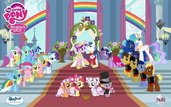 Canterlot Wedding Poster Vector by MLP-Vector-Collabs