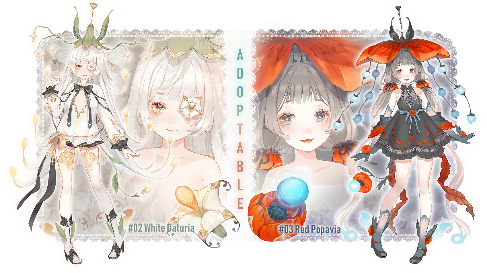 HIGANBANA KITSUNE ADOPTABLE [CLOSED] by AloNiar on DeviantArt