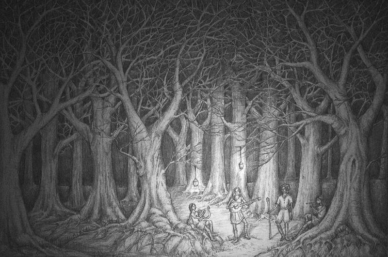 Bards in the Old Forest by lomehir