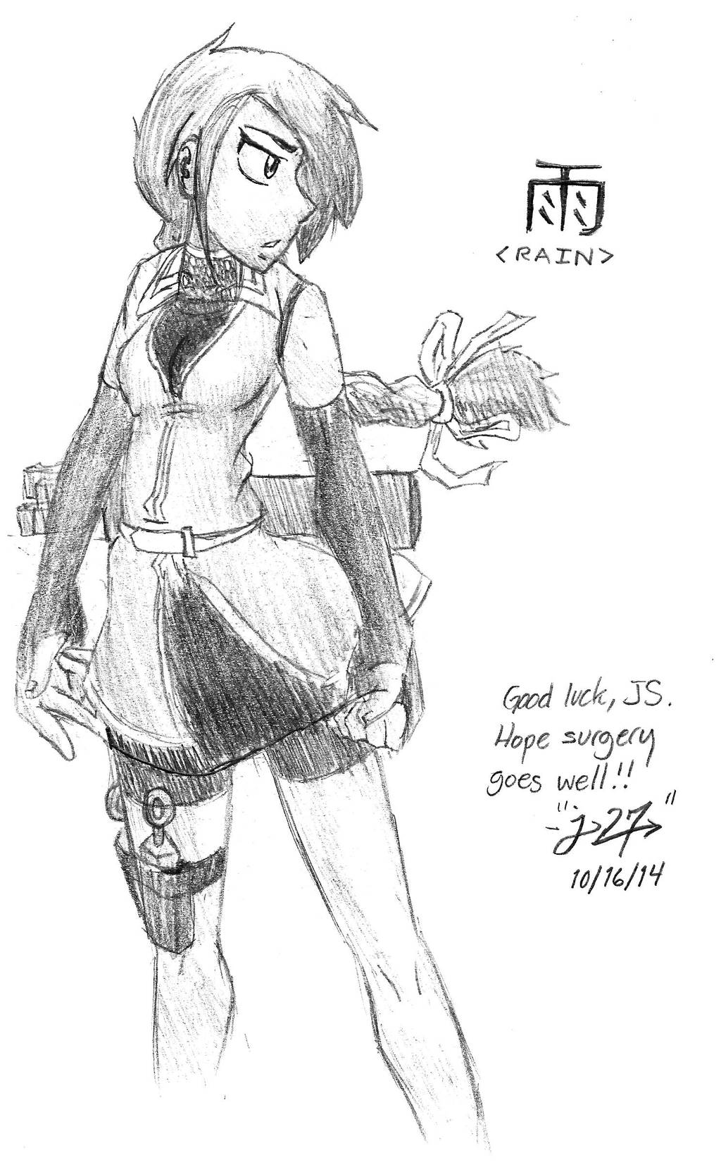 Rain Webcomic Fanart by JBtwoseven