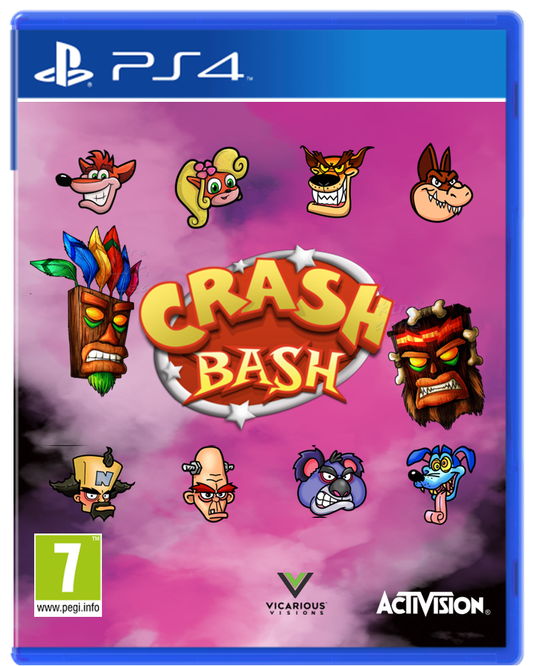 Crash Bash PS4 Concept by TheCoverUploader on DeviantArt