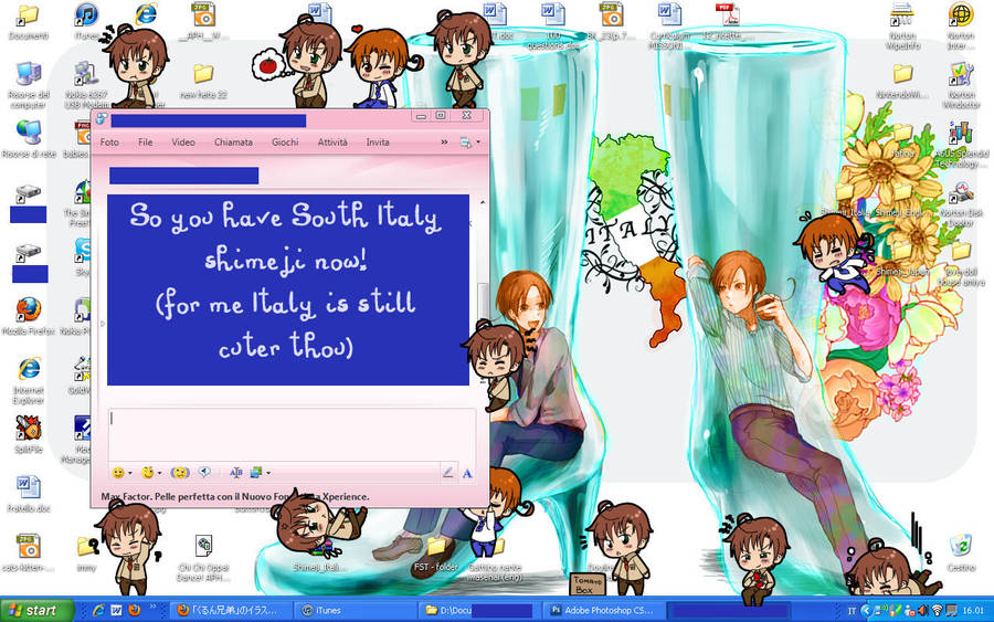 APH - South Italy Shimeji by MasterFranny