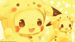 Wallpaper Pikachu by marcoshypnos