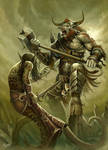 Minotaur Rage by DusanMarkovic
