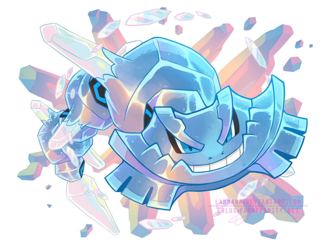 Crystal Mega Steelix by Lanmana