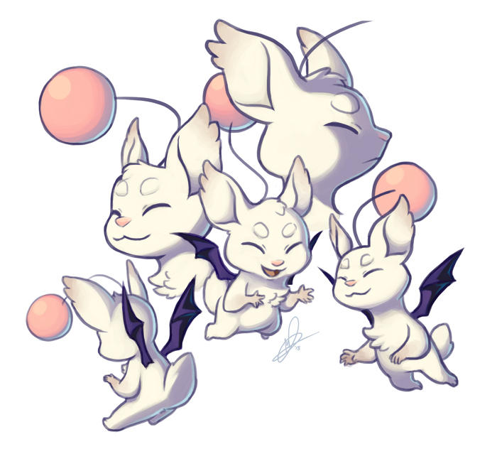 Moogle Doodles by Lanmana