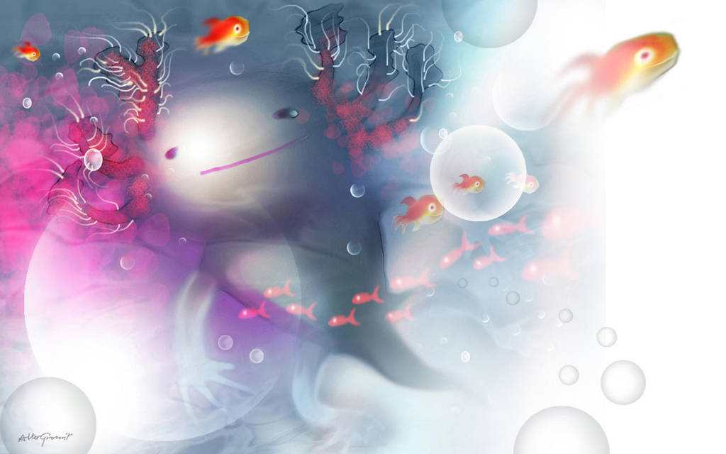Axolotl by altergromit on DeviantArt