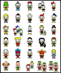 Duckburg Cuties by Ciro1984