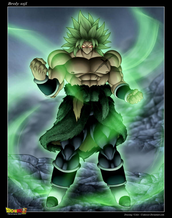 Fan art DBS Movie 2018 : Broly ssjl by Crakower on DeviantArt