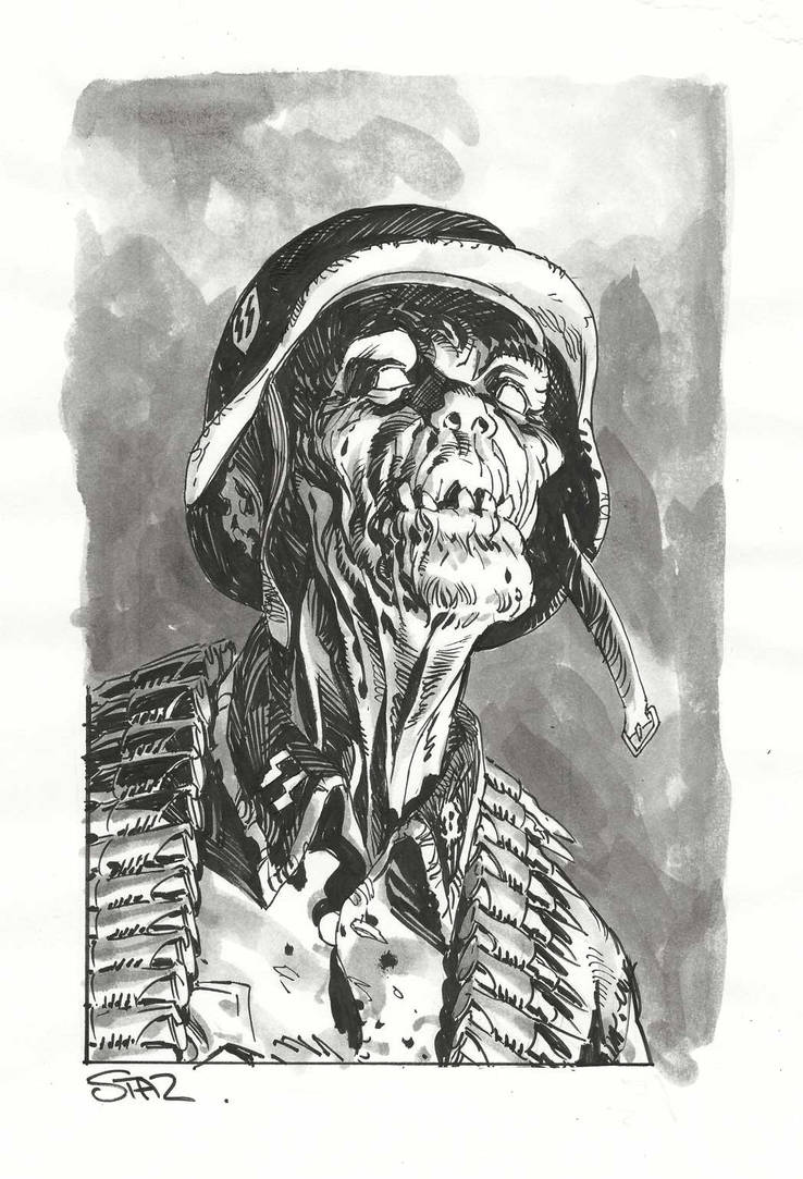 Nazi Zombie by StazJohnson
