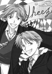 Digi Screentone Twins by cat-cat