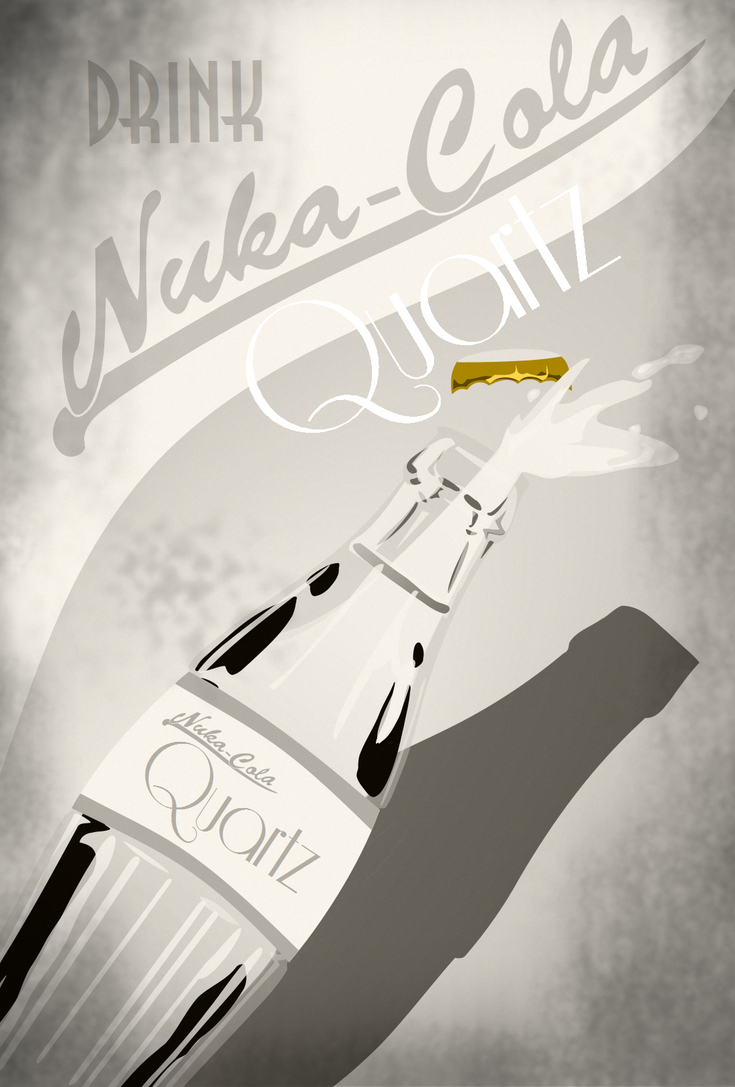 Nuka Cola Quartz Advertisement by LaggyCreations