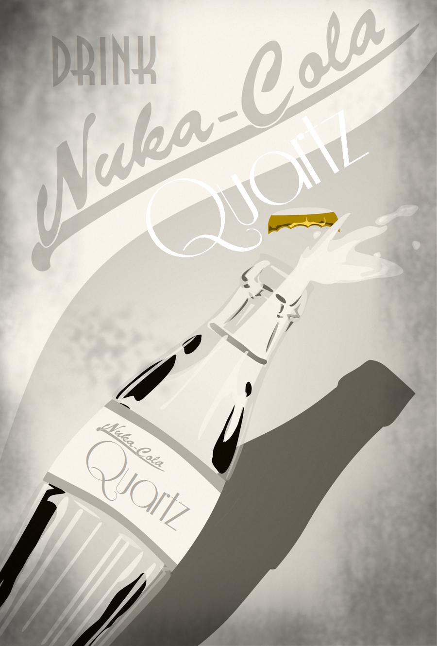 Nuka Cola Quartz Advertisement by LaggyCreations