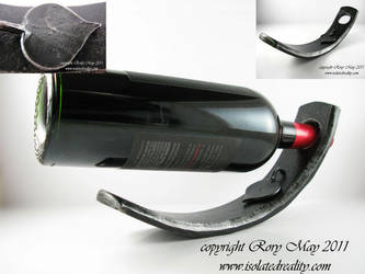 wine bottle holder by isolatedreality