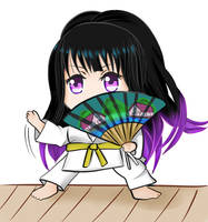 (Chibi) Karate Rose by rose123321123